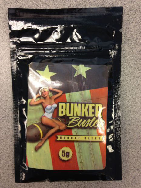Bunker Buster, one of the synthetic drugs seized by authorities